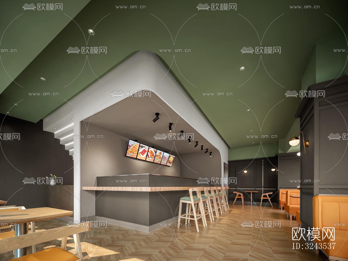 现代蛋糕甜品效果图下载（渲染图8）