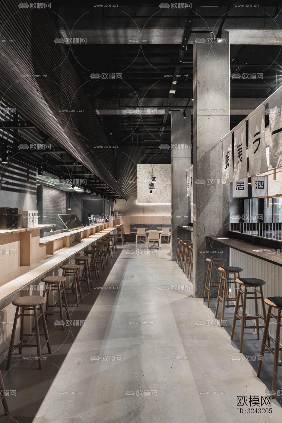 日式日韩料理效果图下载（渲染图3）