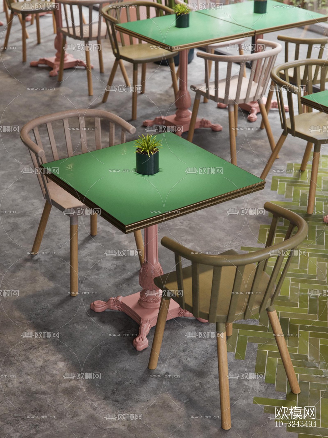 北欧蛋糕甜品效果图下载（渲染图5）