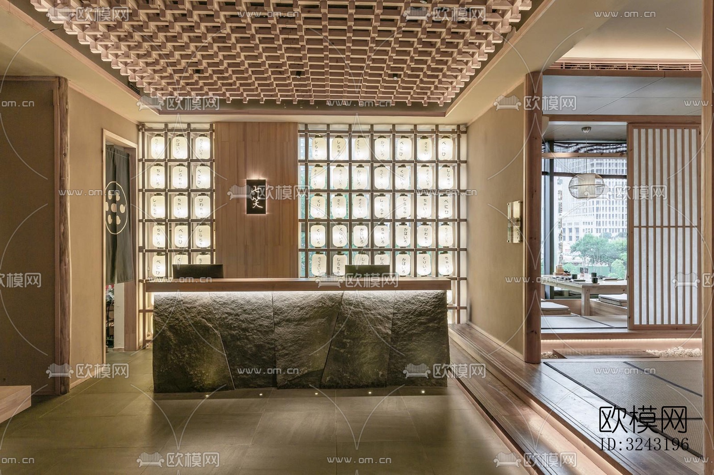 日式日韩料理效果图下载（渲染图16）