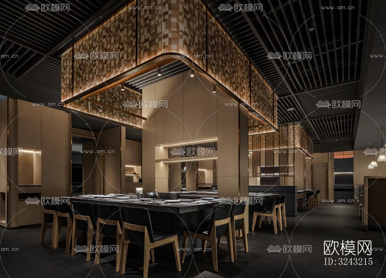 日式日韩料理效果图下载（渲染图16）