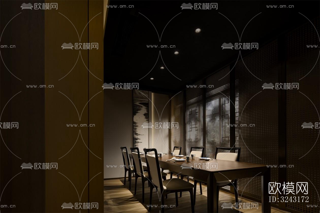 日式日韩料理效果图下载（渲染图10）