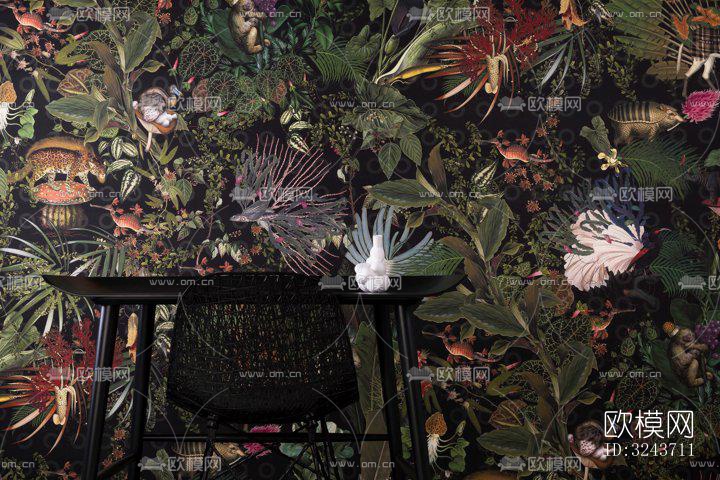 现代西餐厅效果图下载（渲染图9）