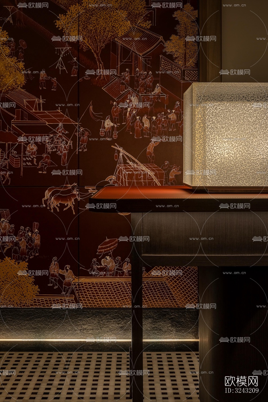 日式日韩料理效果图下载（渲染图7）