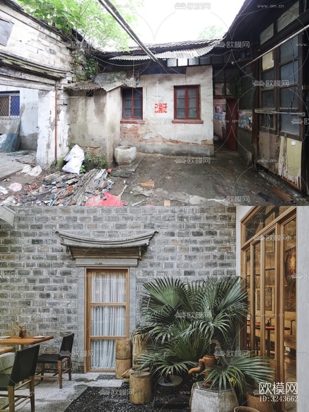 現(xiàn)代西餐廳效果圖下載(渲染圖9)