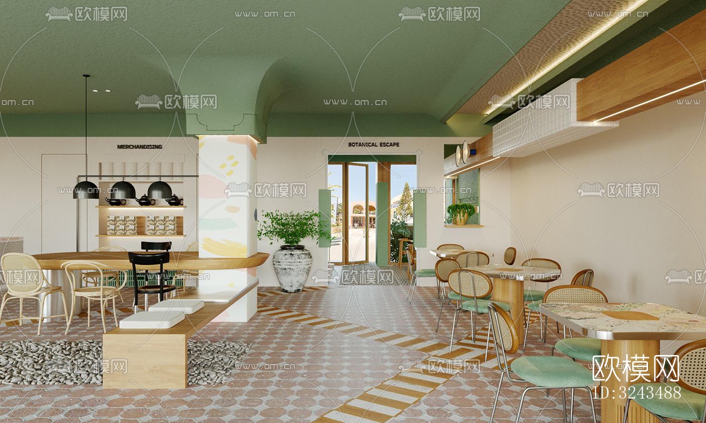 北欧蛋糕甜品效果图下载（渲染图5）