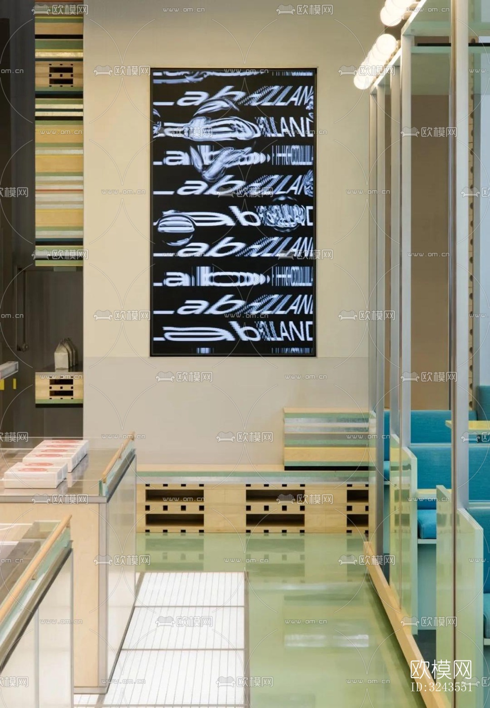 现代蛋糕甜品效果图下载（渲染图14）