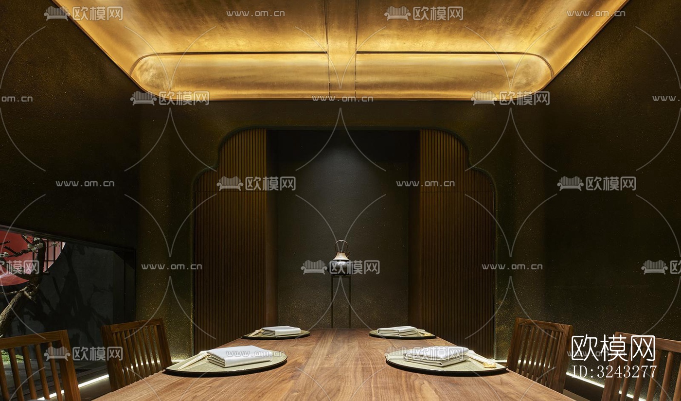 日式日韩料理效果图下载（渲染图6）