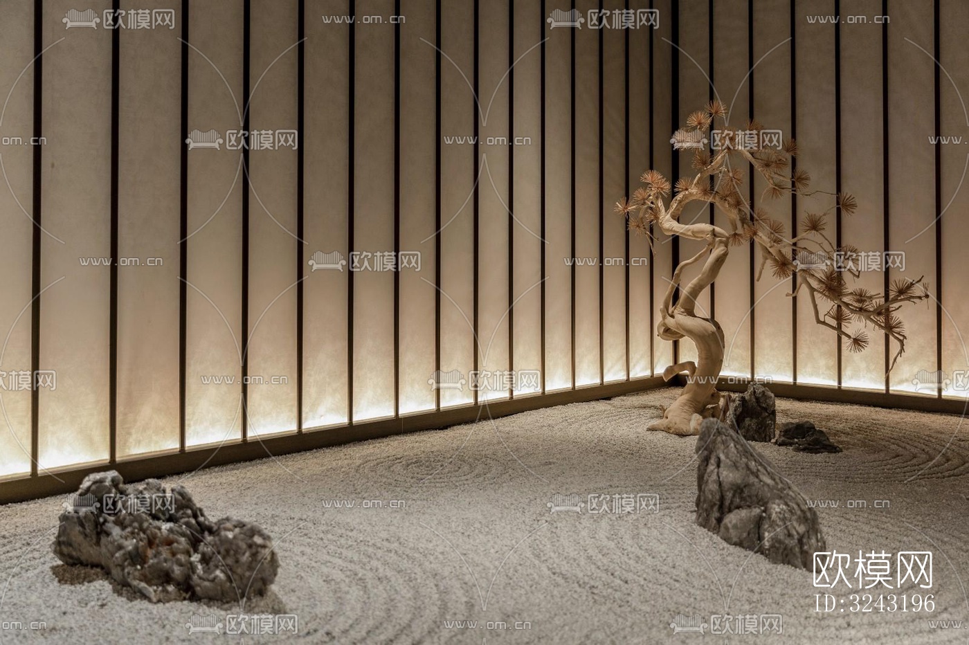 日式日韩料理效果图下载（渲染图12）