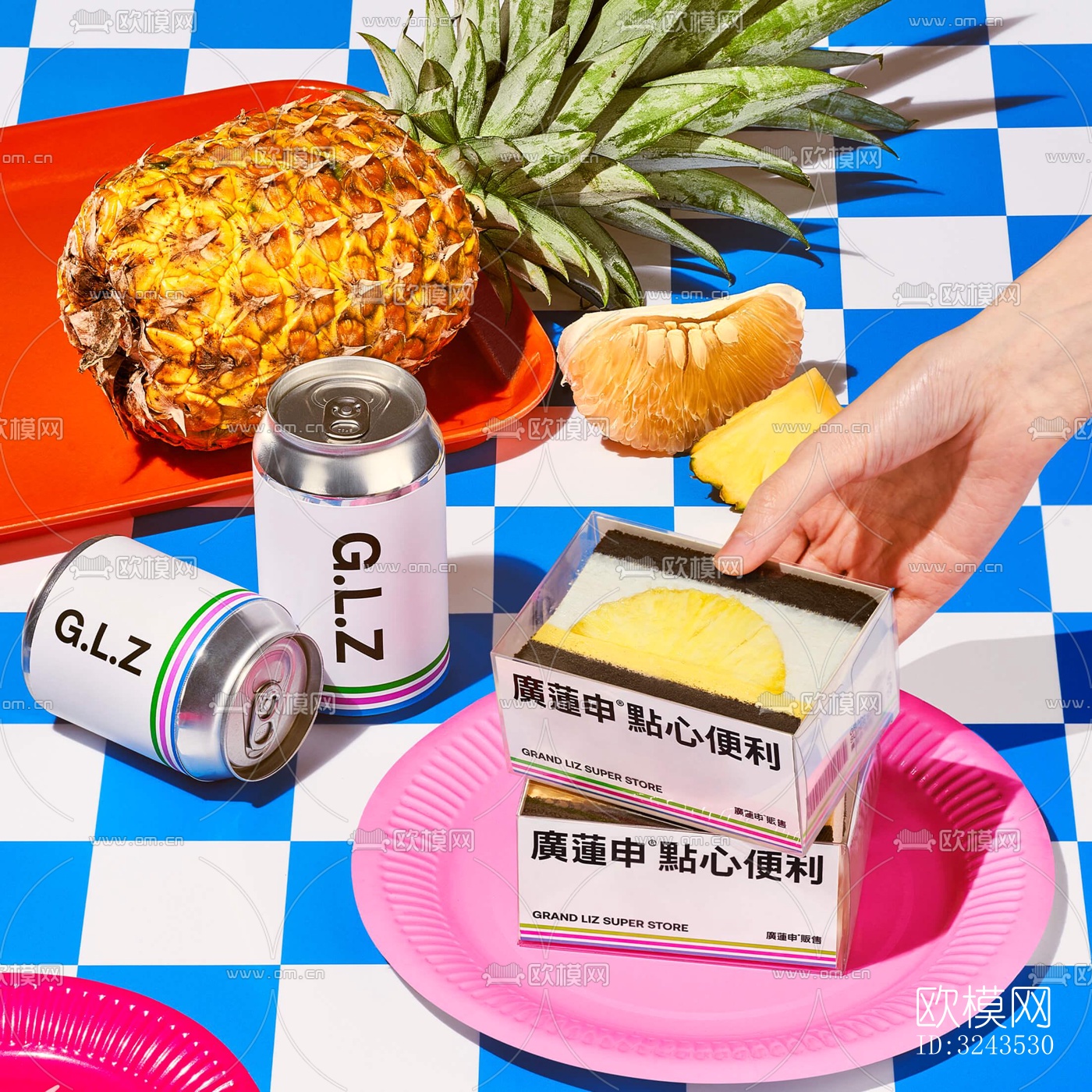 现代蛋糕甜品效果图下载（渲染图13）