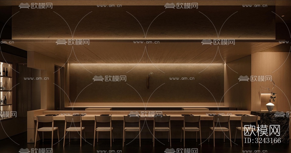 日式日韩料理效果图下载(渲染图13)