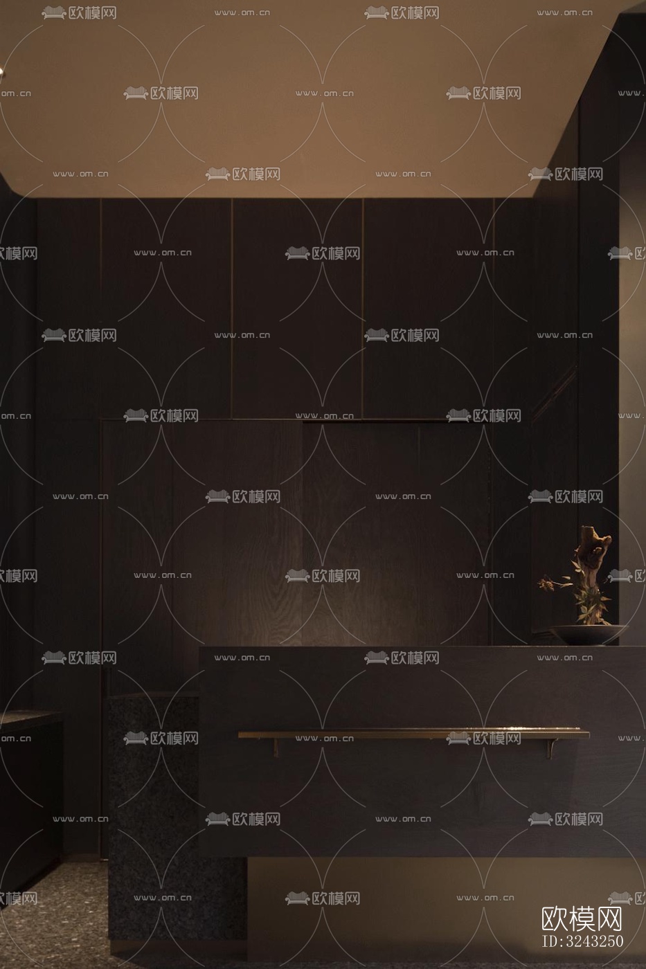 日式日韩料理效果图下载（渲染图1）