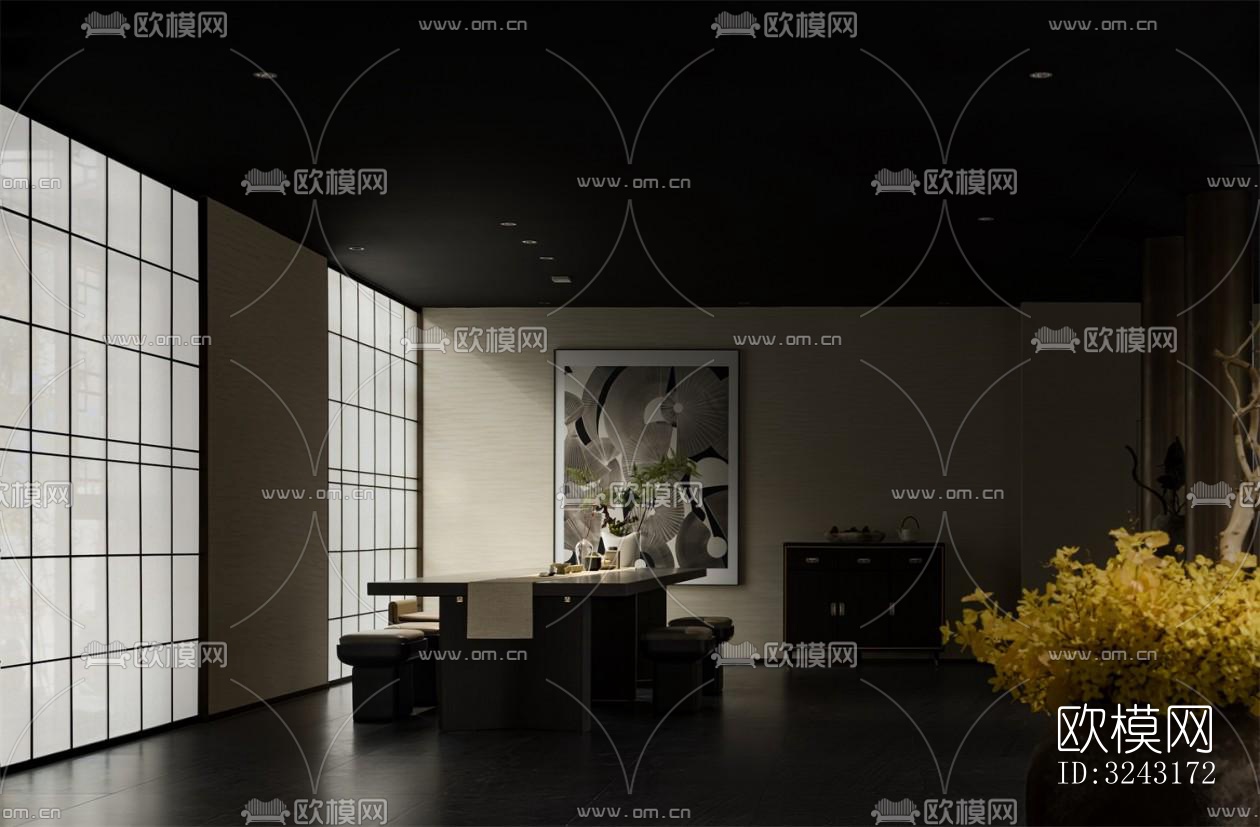 日式日韩料理效果图下载（渲染图17）