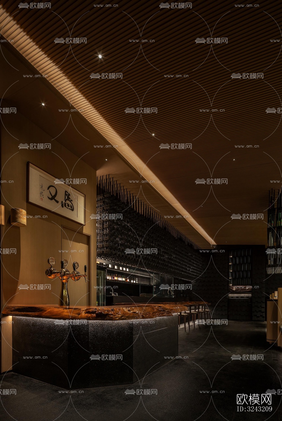 日式日韩料理效果图下载（渲染图8）