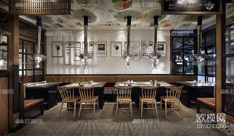 日式日韩料理效果图下载（渲染图8）