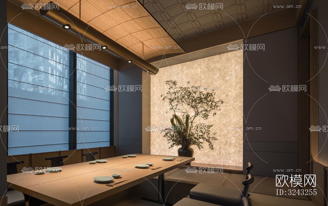 日式日韩料理效果图下载（渲染图15）