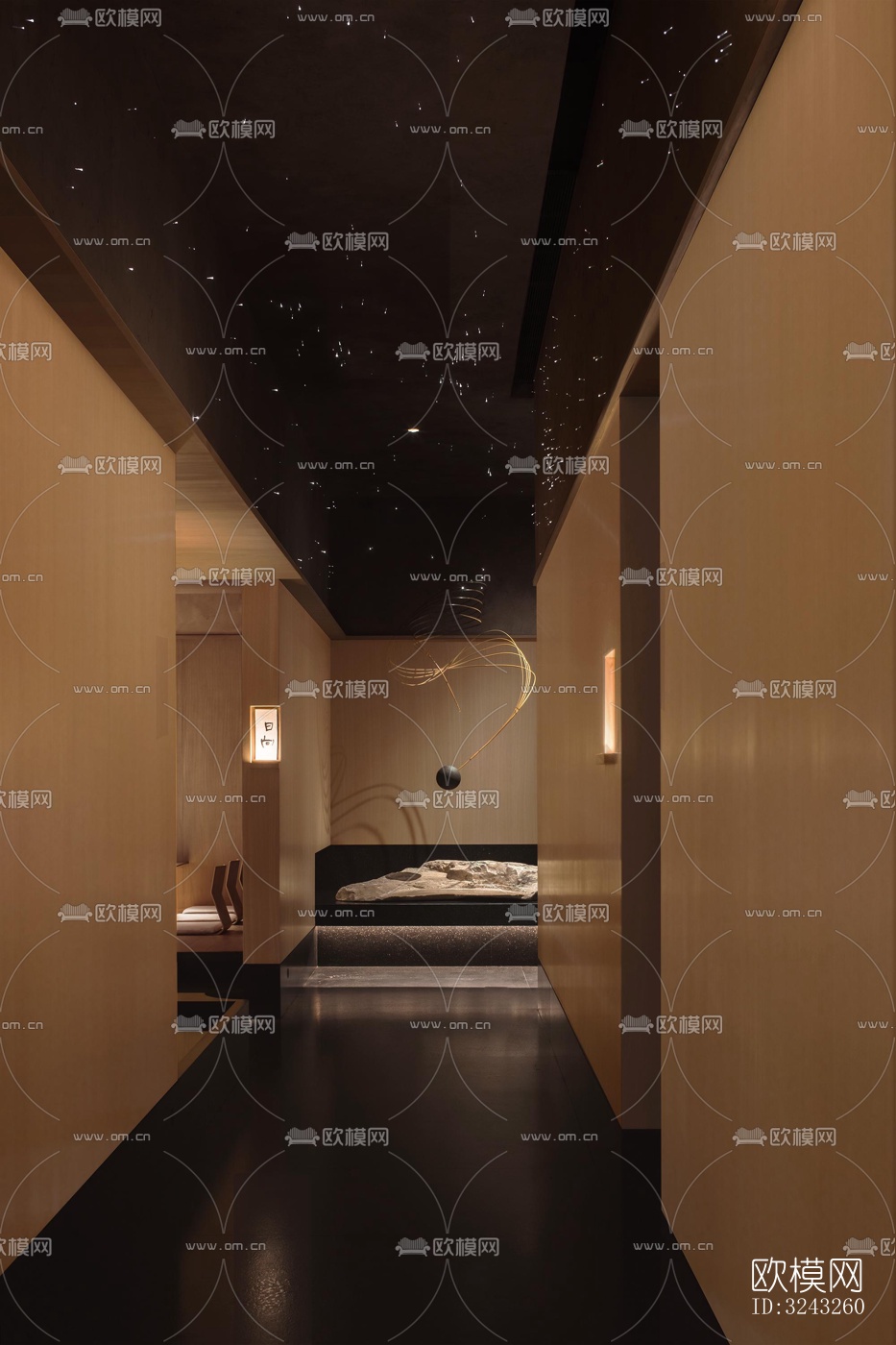 日式日韩料理效果图下载（渲染图4）