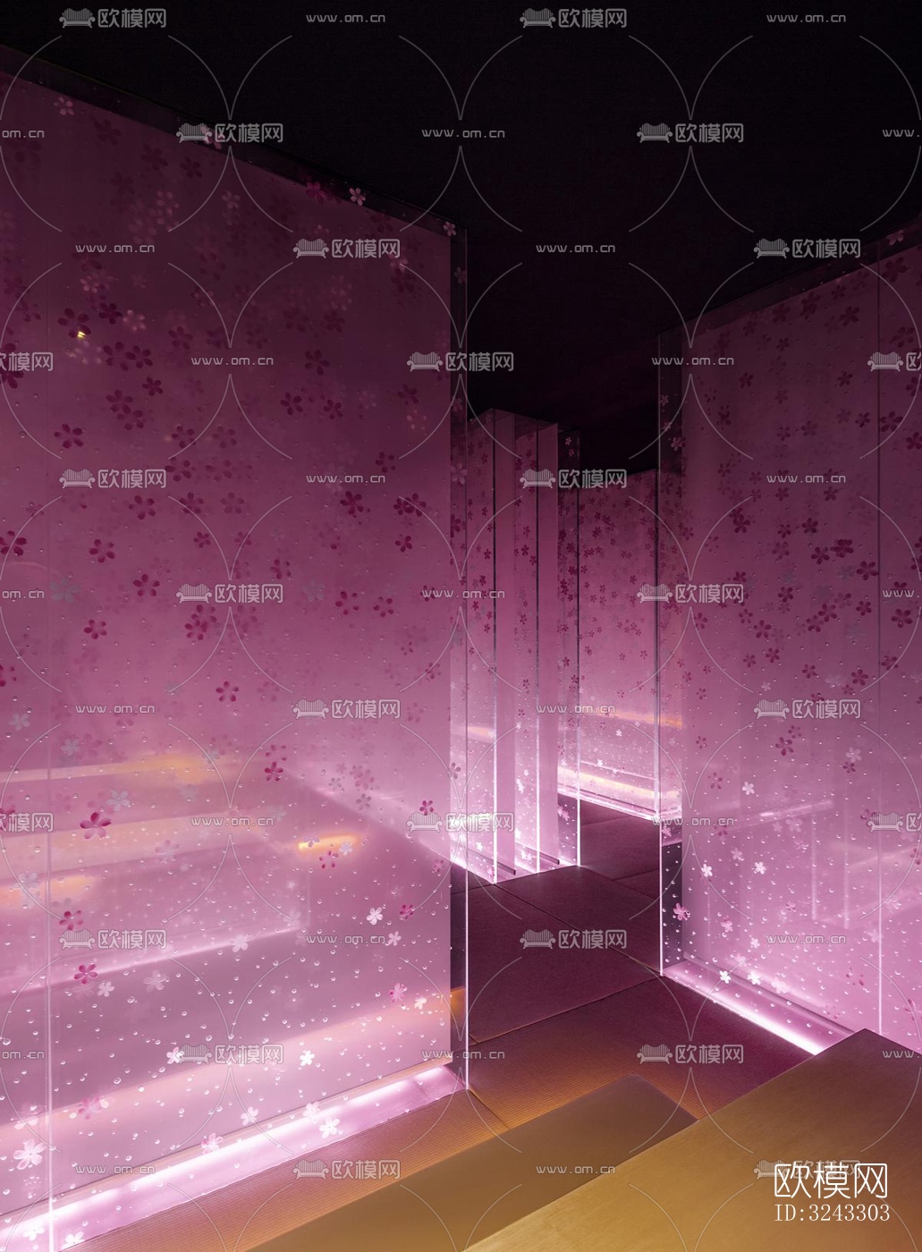 现代日韩料理效果图下载（渲染图11）