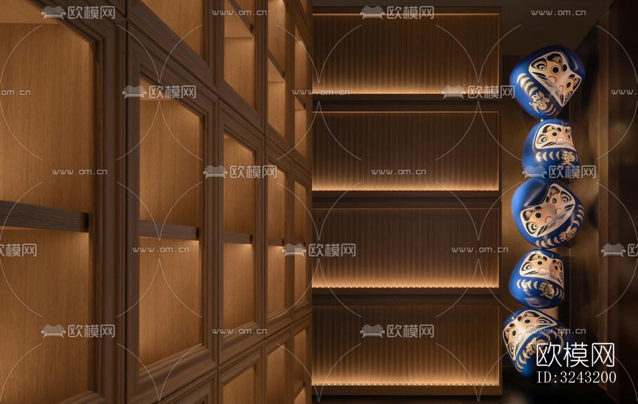 日式日韩料理效果图下载(渲染图9)