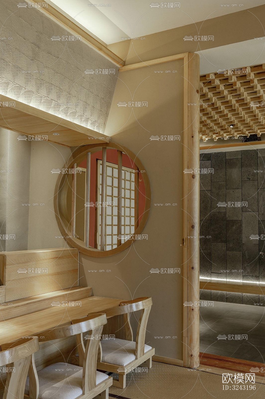 日式日韩料理效果图下载（渲染图17）