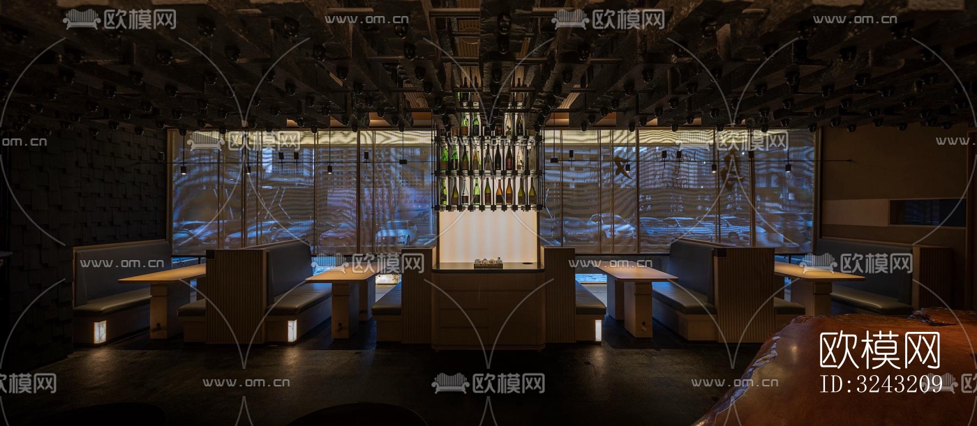 日式日韩料理效果图下载（渲染图1）