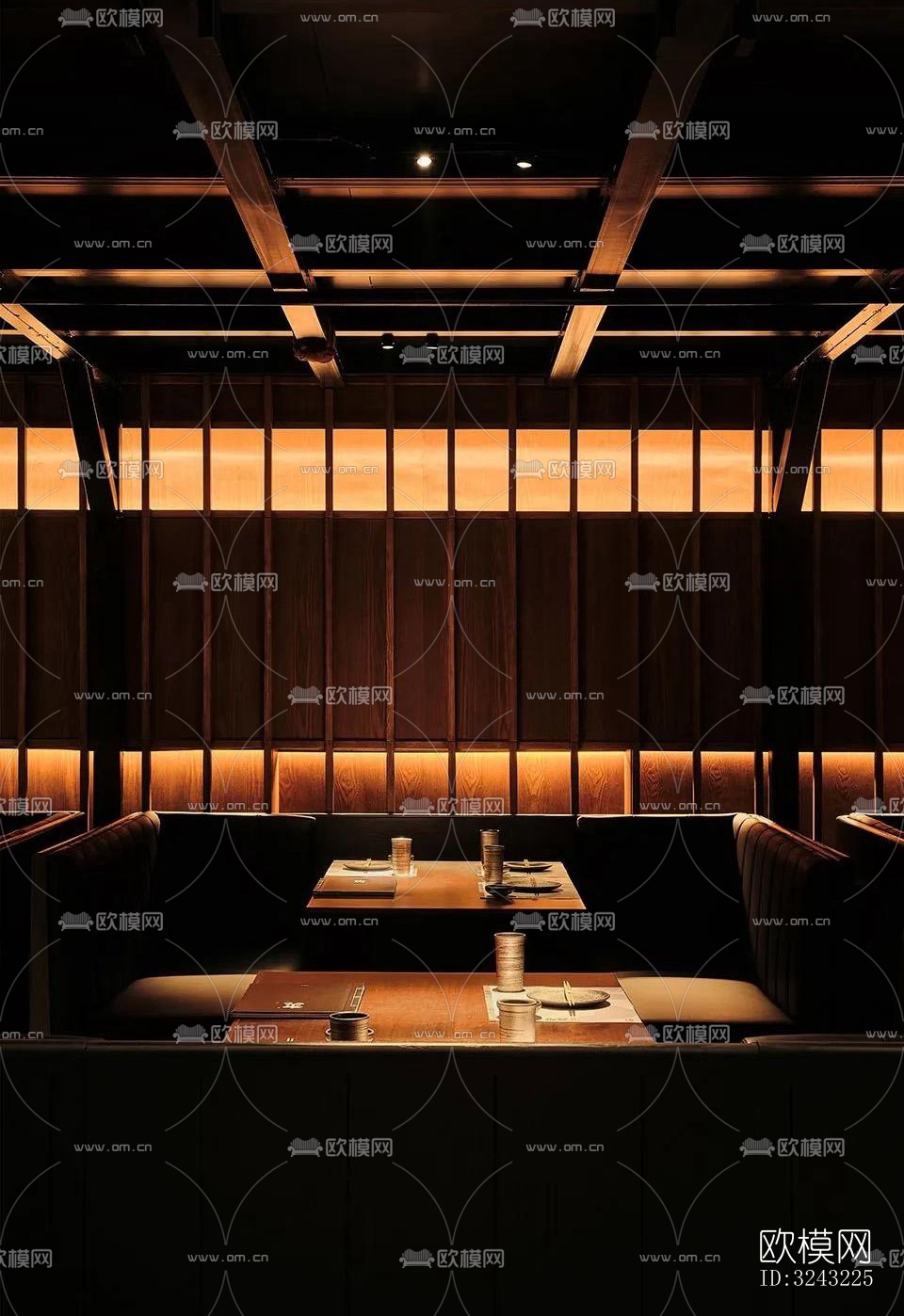 日式日韩料理效果图下载（渲染图11）