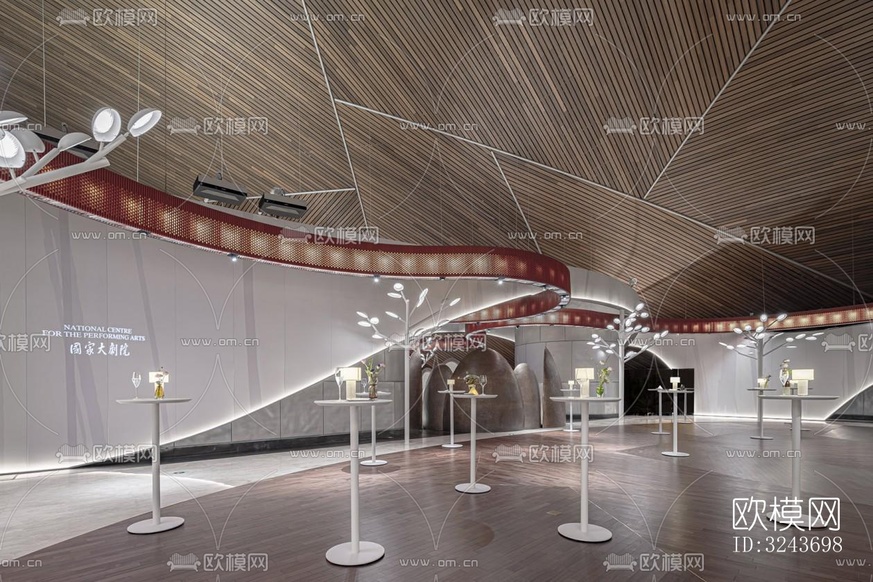 現(xiàn)代西餐廳效果圖下載(渲染圖9)