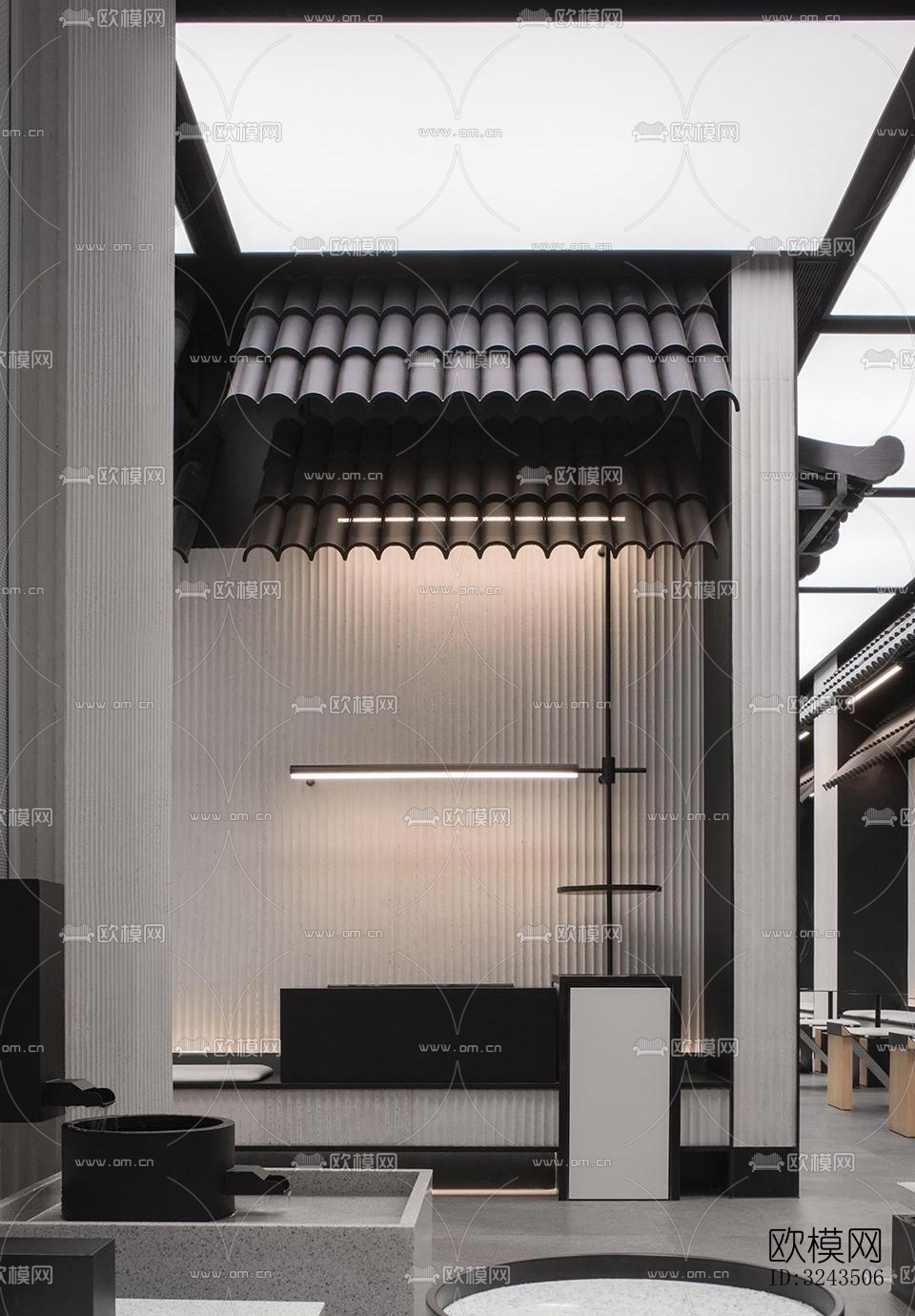 新中式蛋糕甜品效果图下载（渲染图18）