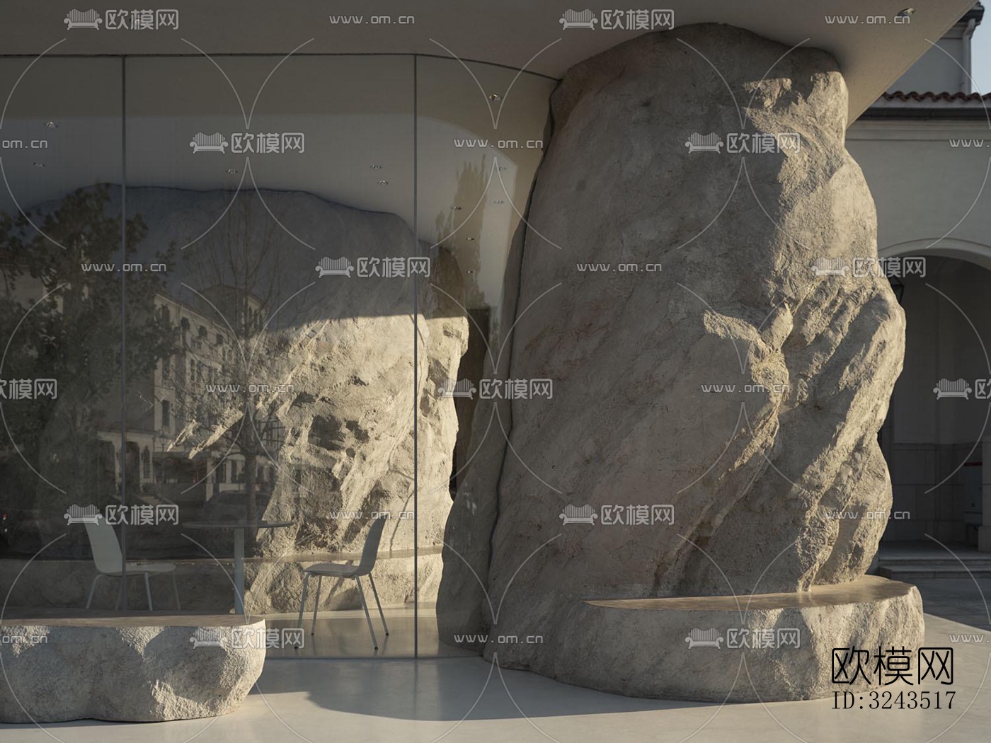 现代蛋糕甜品效果图下载（渲染图4）