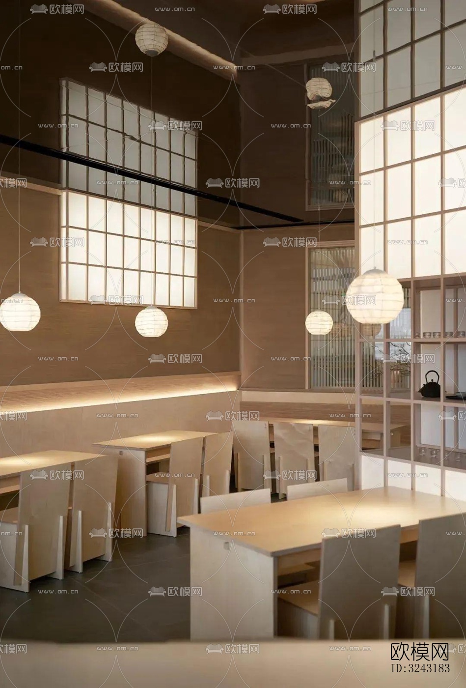 日式日韩料理效果图下载（渲染图4）