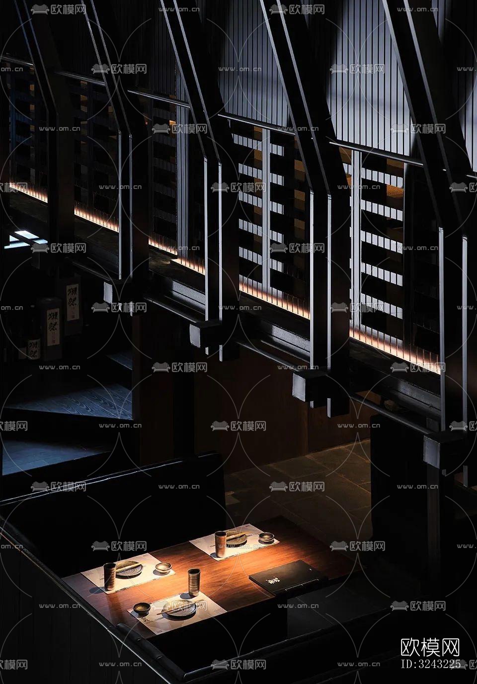 日式日韩料理效果图下载（渲染图4）