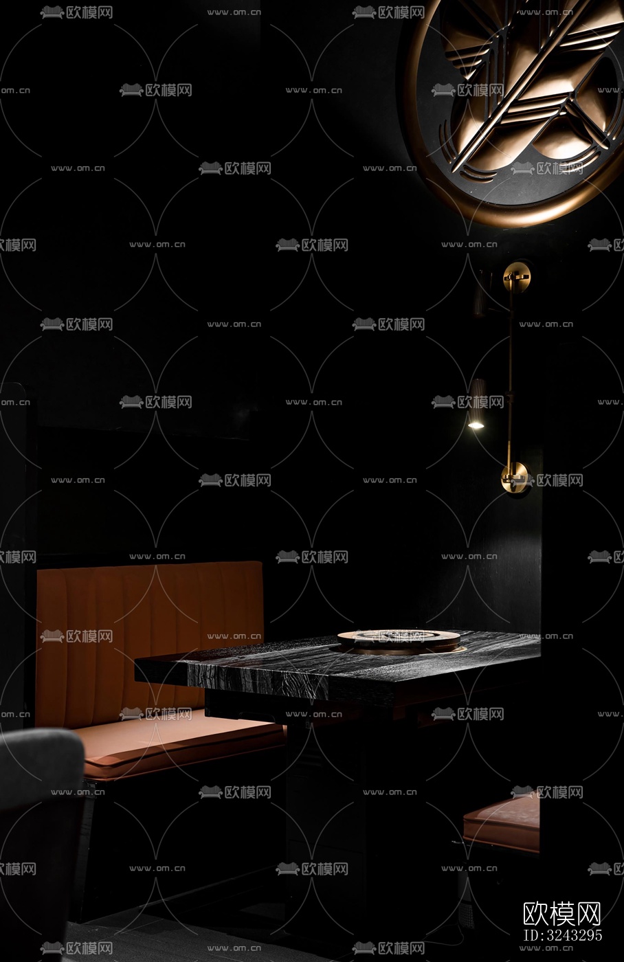 现代日韩料理效果图下载（渲染图4）