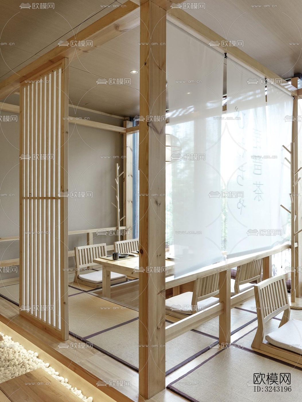 日式日韩料理效果图下载（渲染图4）