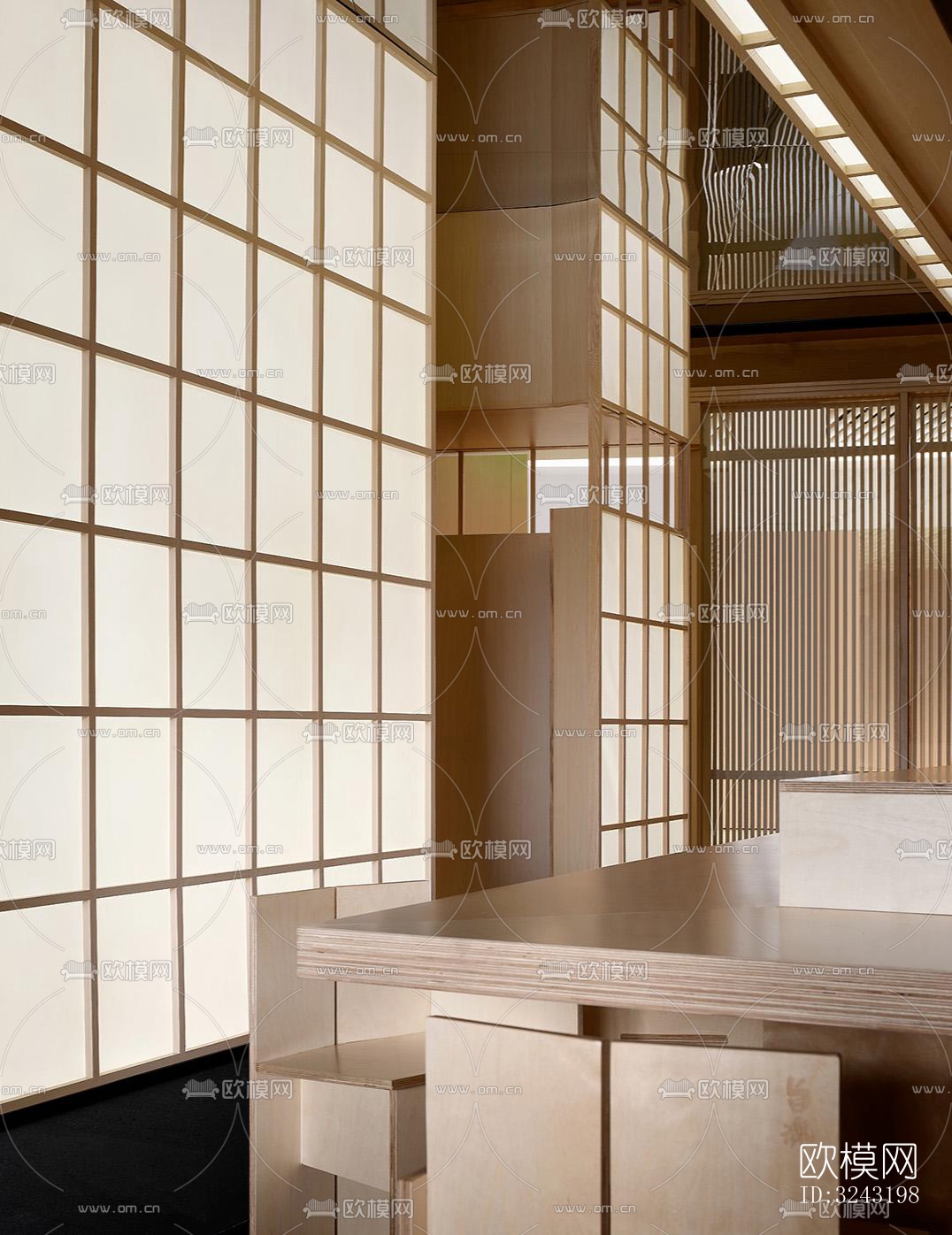 日式日韩料理效果图下载（渲染图7）