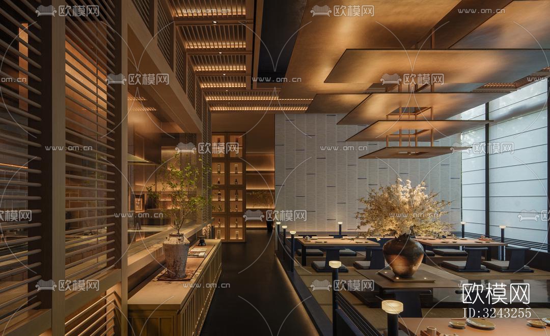 日式日韩料理效果图下载（渲染图19）