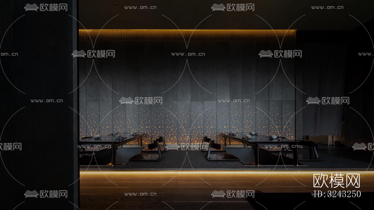 日式日韩料理效果图下载（渲染图3）