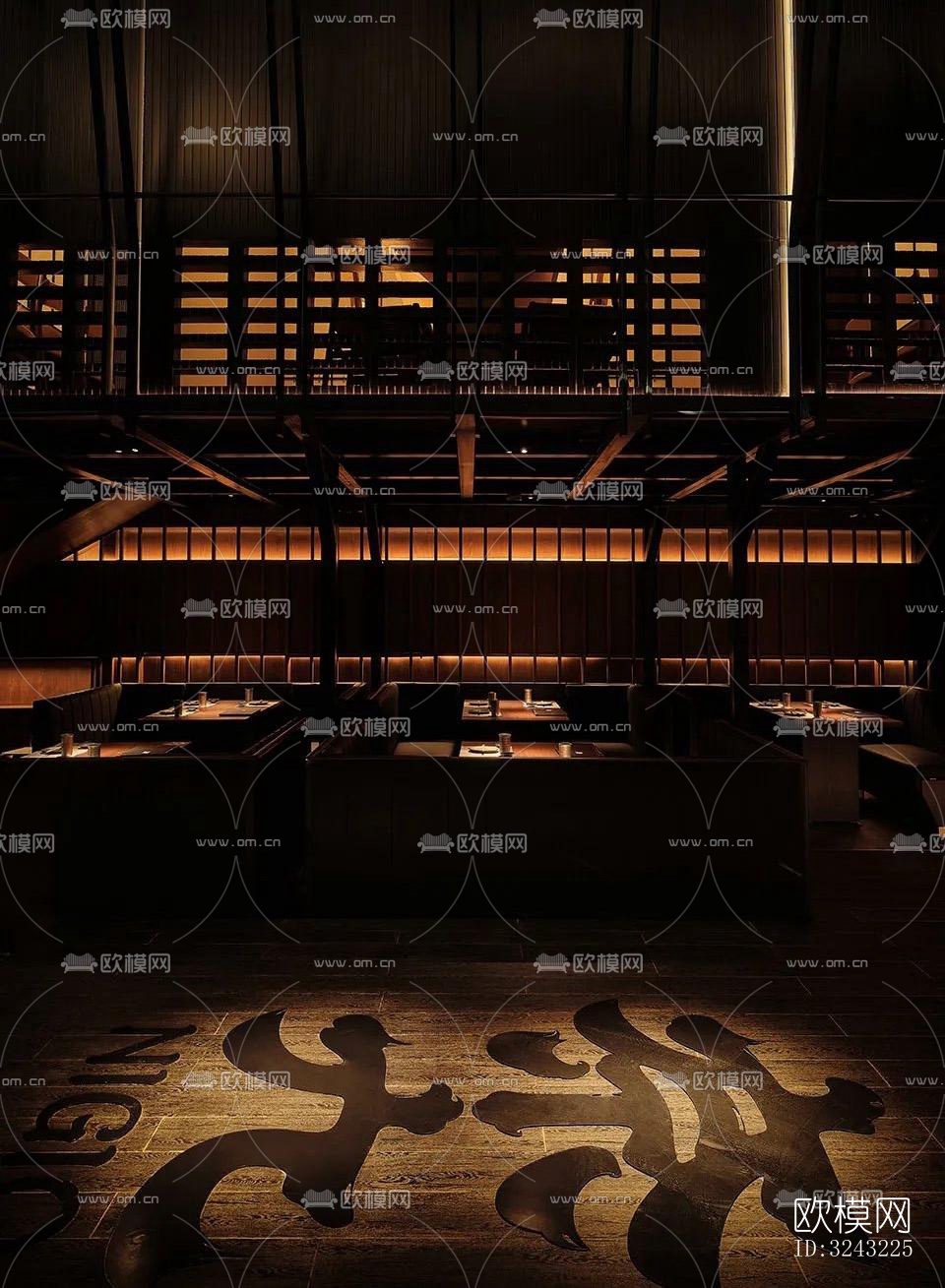 日式日韩料理效果图下载（渲染图9）