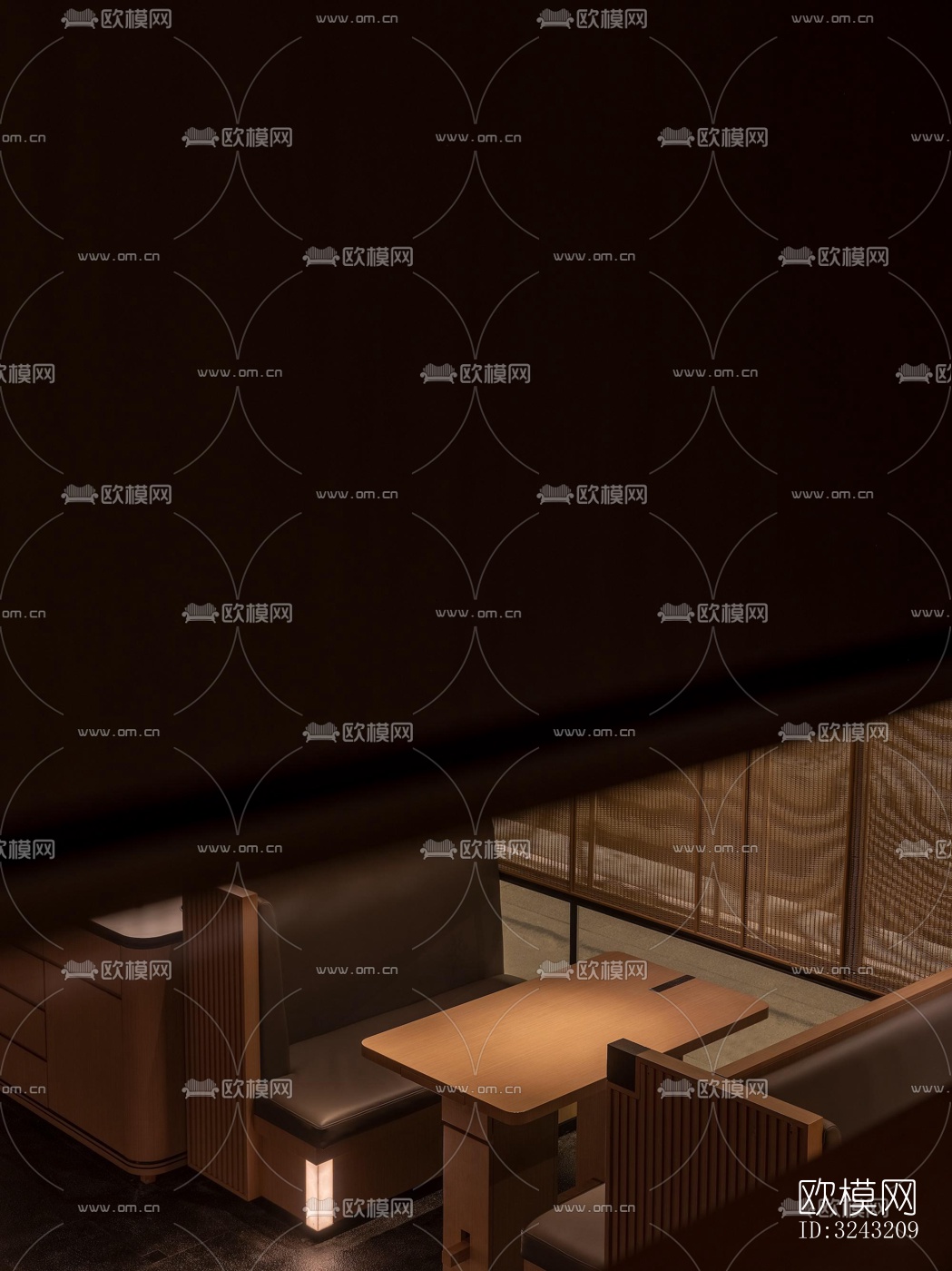 日式日韩料理效果图下载（渲染图12）