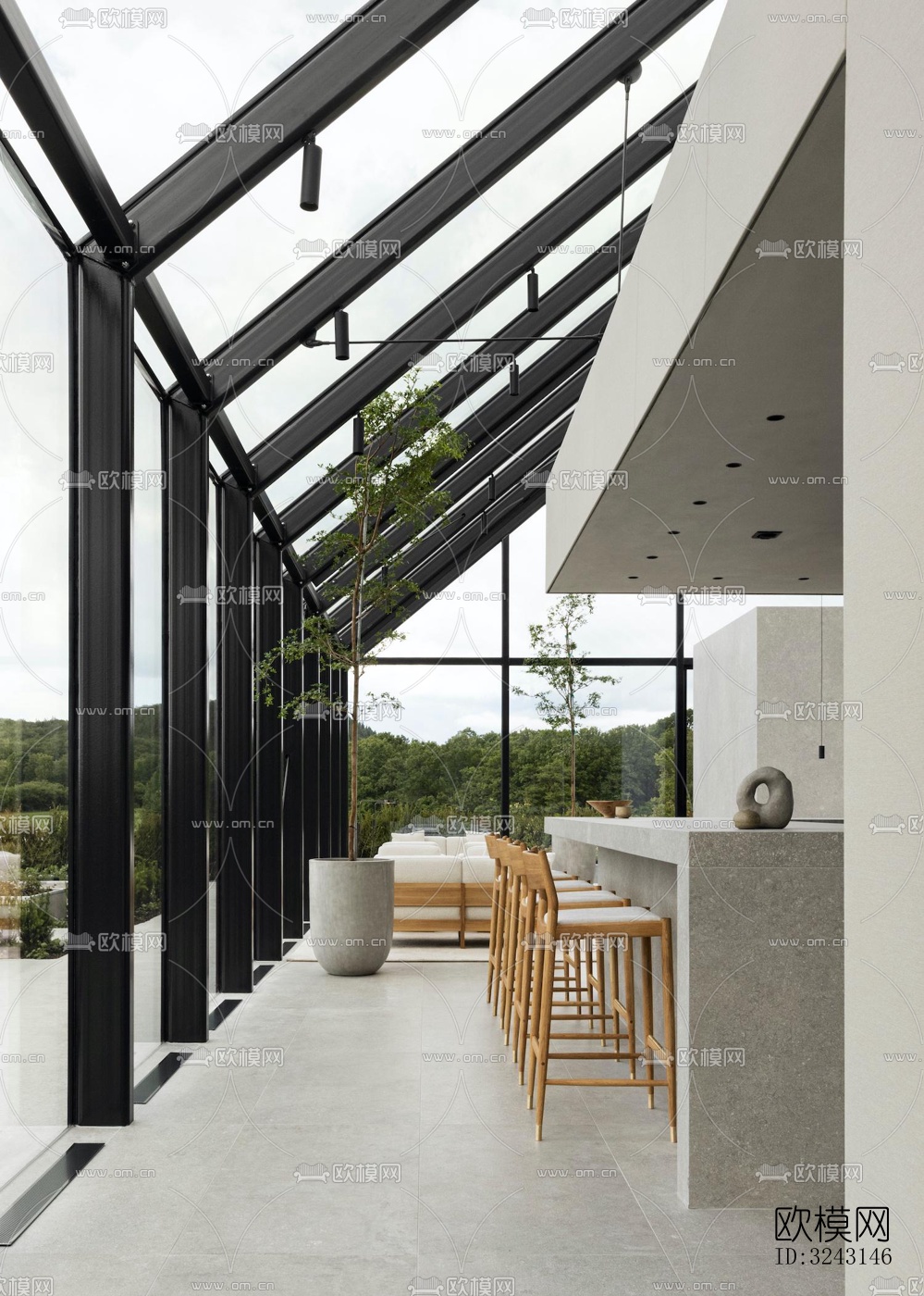 日式日韩料理效果图下载（渲染图3）