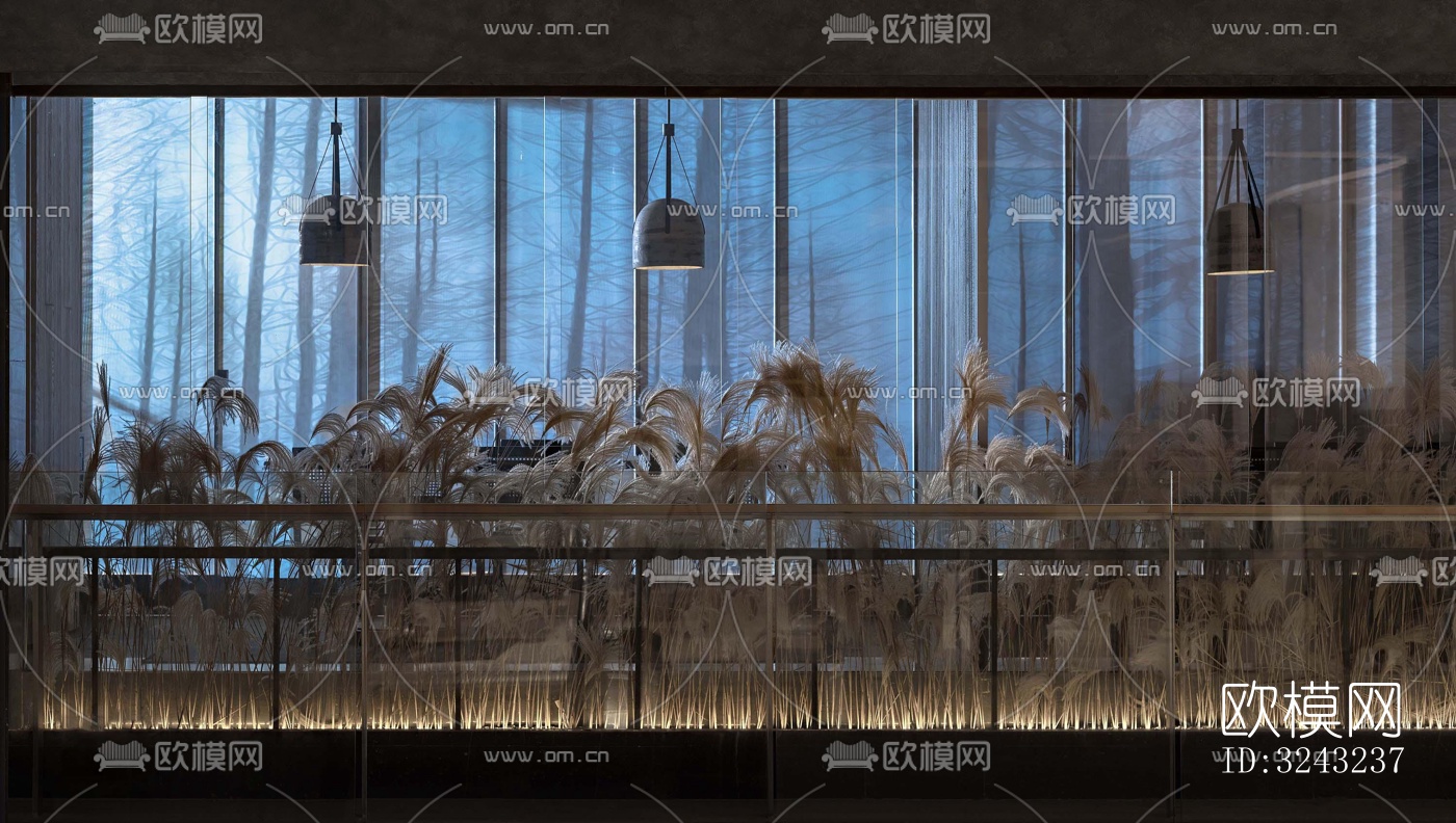 日式日韩料理效果图下载（渲染图1）