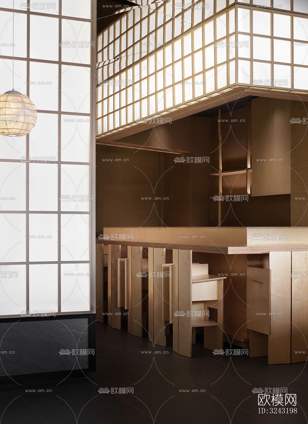 日式日韩料理效果图下载（渲染图15）