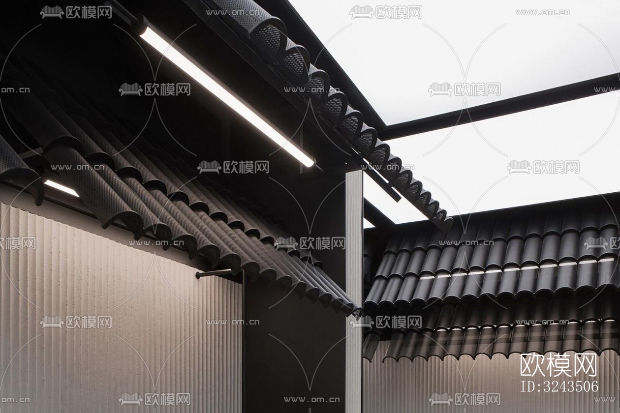 新中式蛋糕甜品效果图下载（渲染图2）