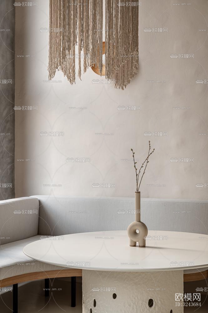 现代西餐厅效果图下载（渲染图2）