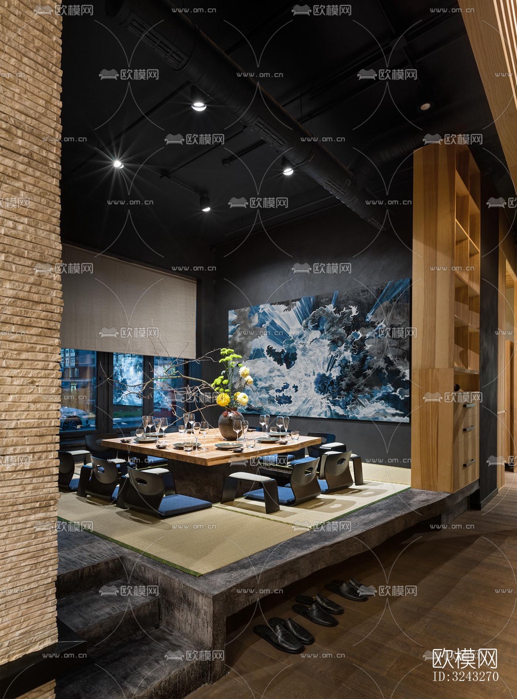 日式日韩料理效果图下载（渲染图7）