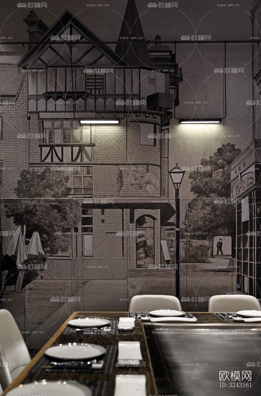 日式日韩料理效果图下载（渲染图18）