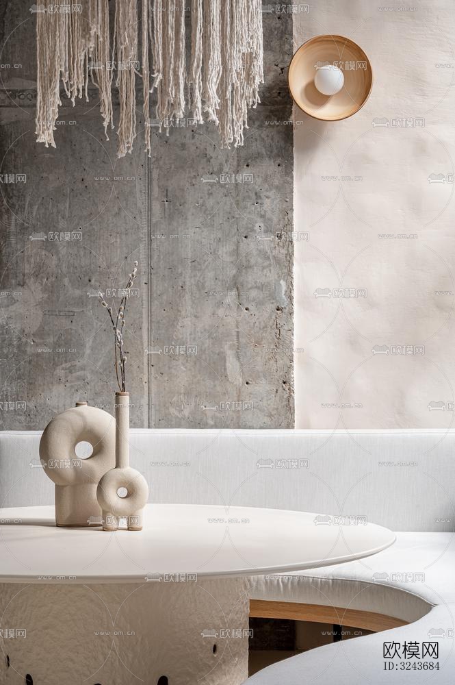 现代西餐厅效果图下载（渲染图10）