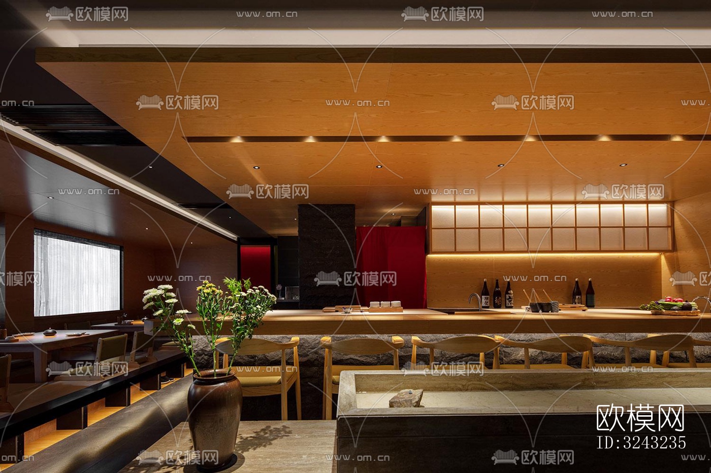 日式日韩料理效果图下载（渲染图14）