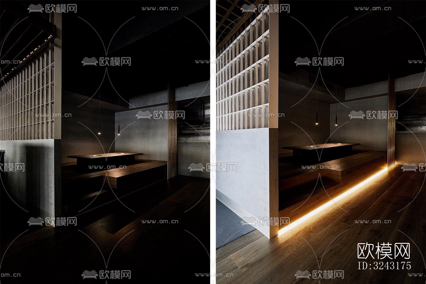 日式日韩料理效果图下载（渲染图5）