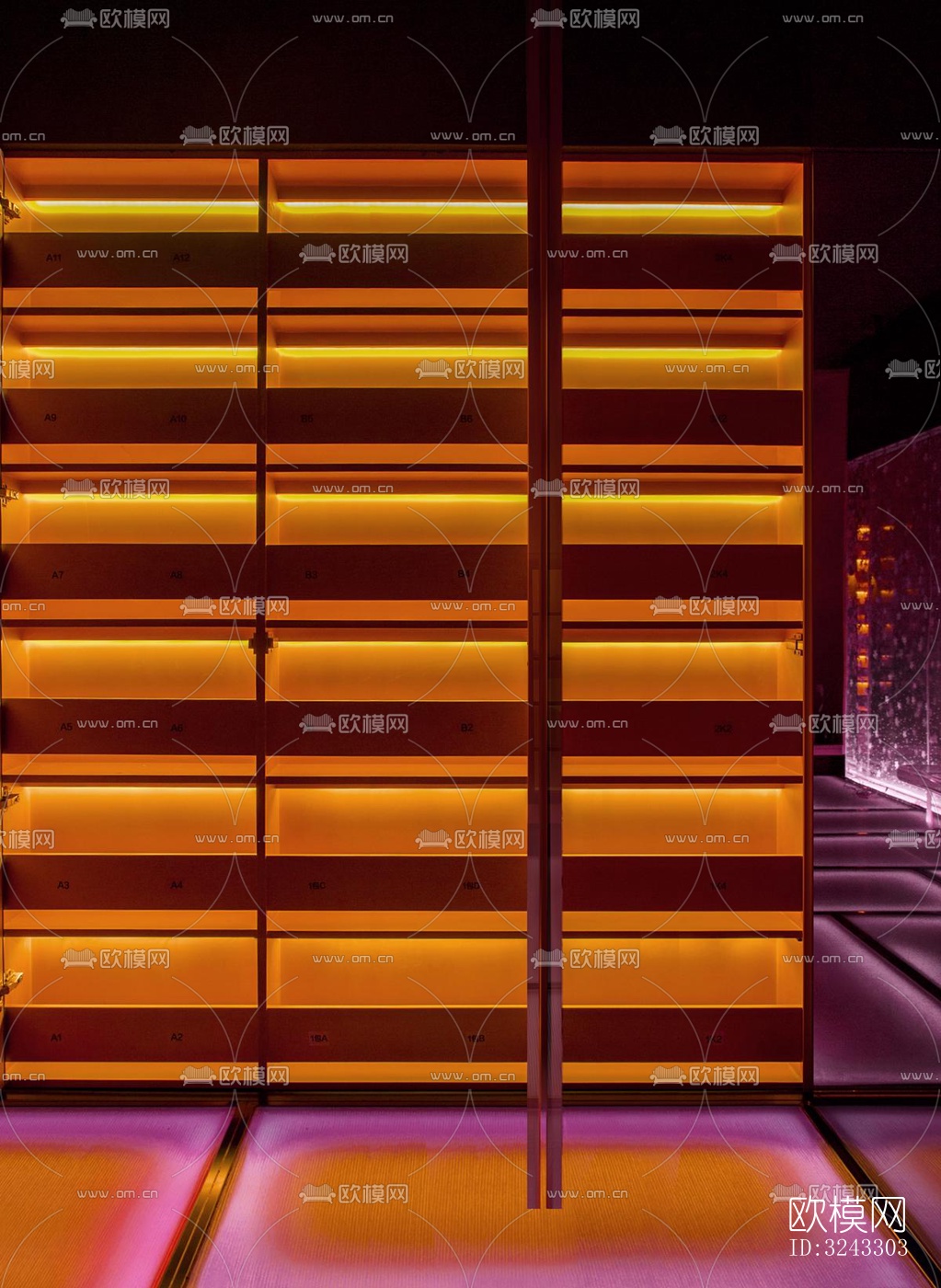 现代日韩料理效果图下载（渲染图7）