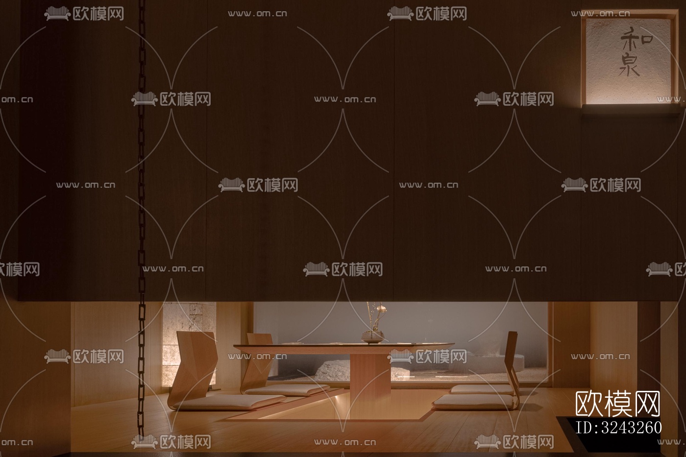 日式日韩料理效果图下载（渲染图3）